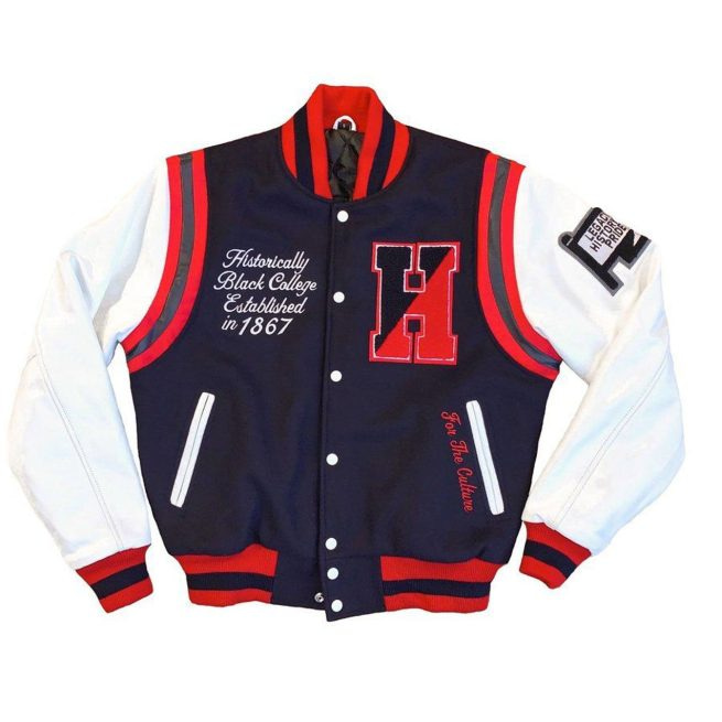Howard University Motto Varsity Jacket